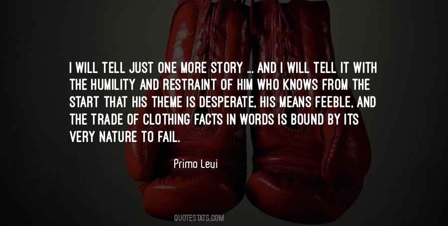 Nature Story Quotes #336912