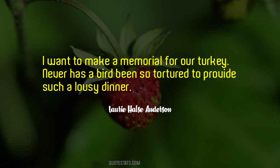 Quotes About A Turkey #1285486