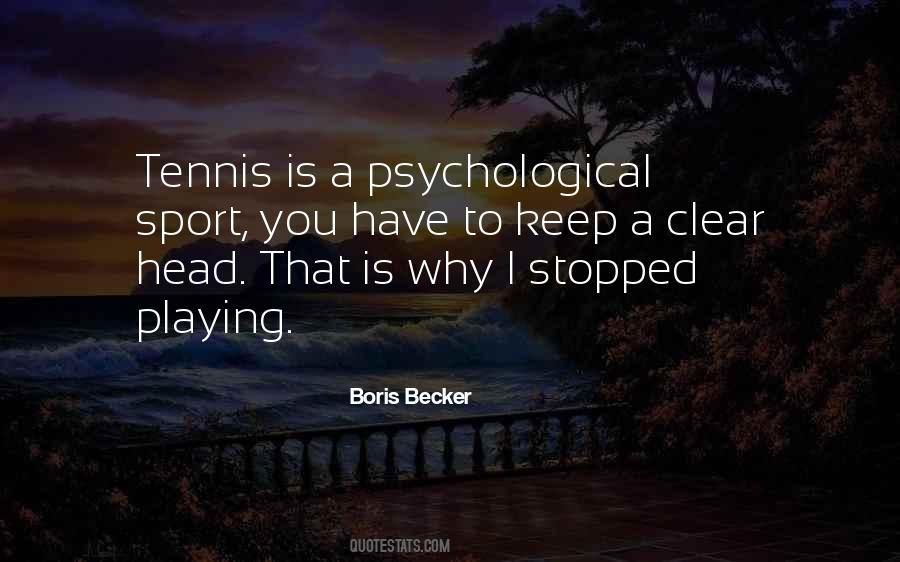 Playing Tennis Quotes #921159