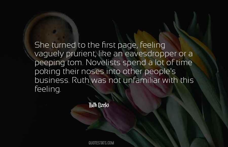 Quotes About The First Page #1126088