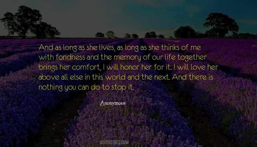 She Lives Quotes #929086