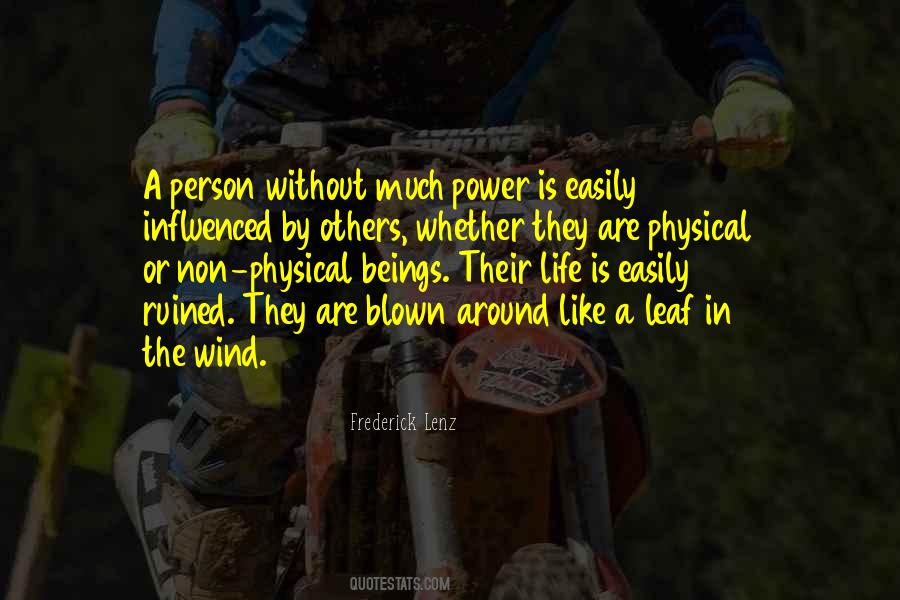 Be Like A Leaf Quotes #650597