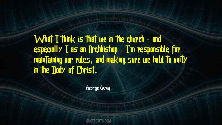 Unity Of The Church Quotes #1465686