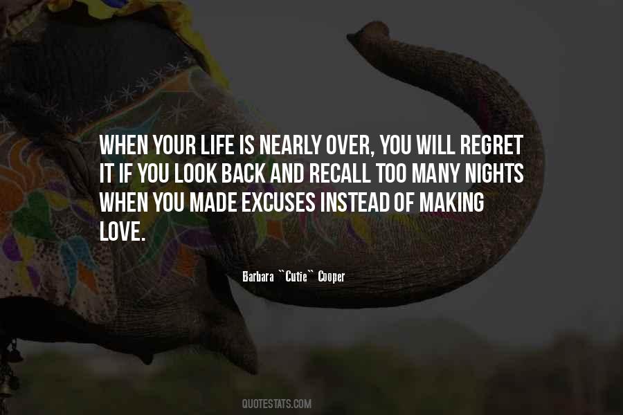 Love Life Regret Quotes #1281165