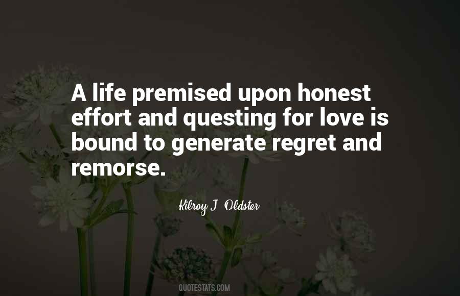 Love Life Regret Quotes #1752629