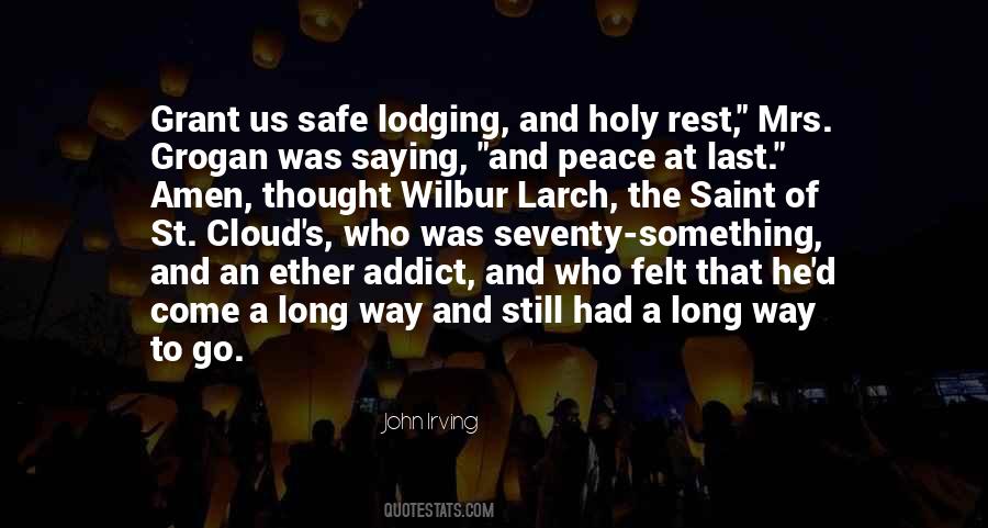 Peace At Last Quotes #23052