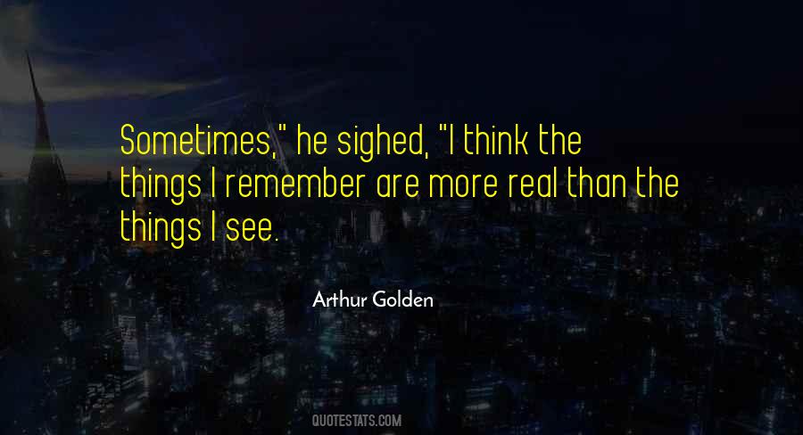 Quotes About Golden Memories #1004601