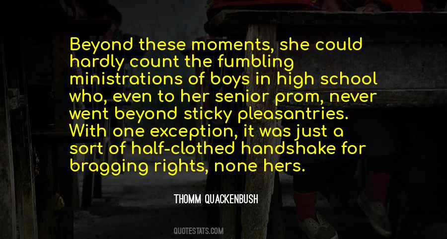 Senior School Quotes #524297