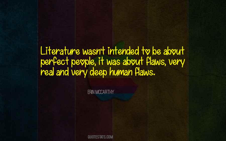 Quotes About Perfect Flaws #934418