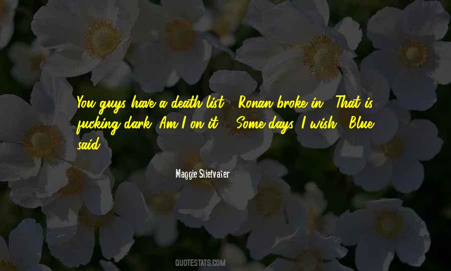 Quotes About A Death Wish #1534643
