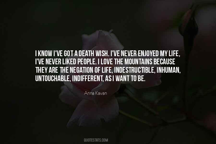 Quotes About A Death Wish #356770