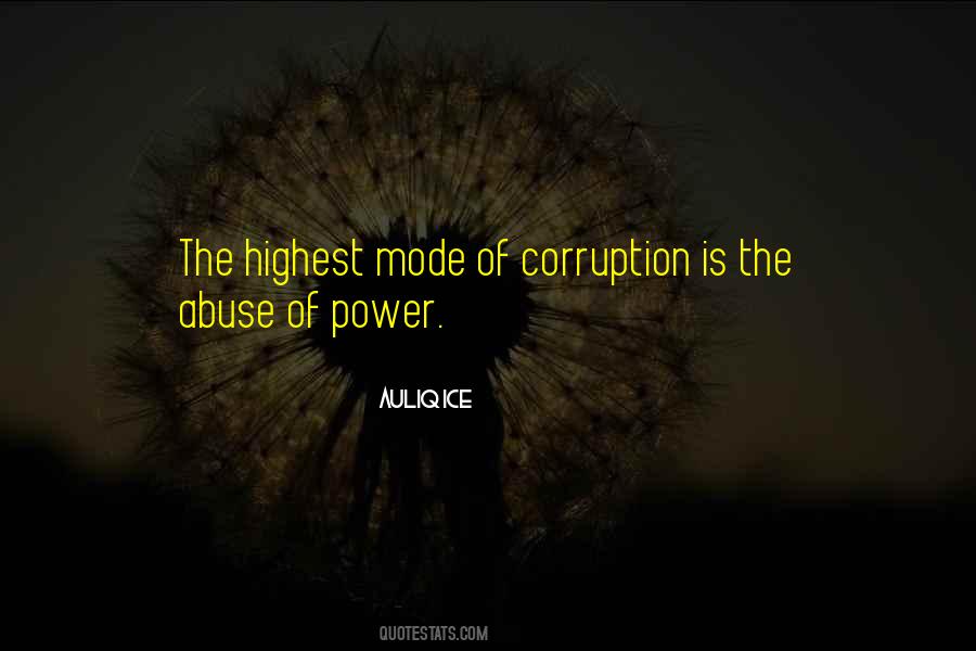 Quotes About The Corruption Of Power #1878805