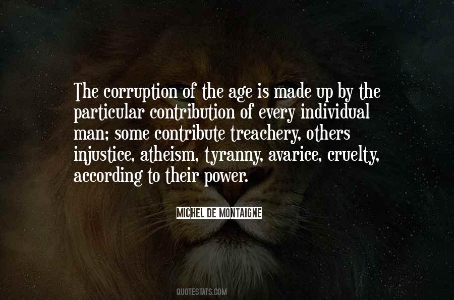 Quotes About The Corruption Of Power #809188