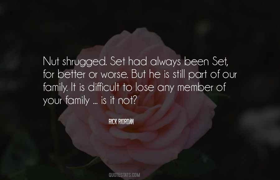 Part Of Your Family Quotes #99049