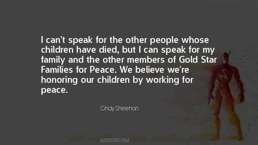 Quotes About Gold Star Families #1486738