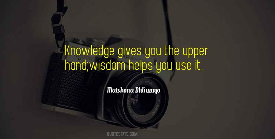 Get The Upper Hand Quotes #247013