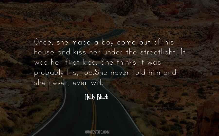 Quotes About The First Kiss #166674