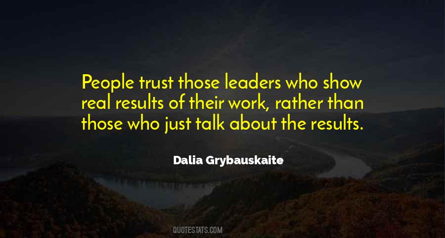 Leader Work Quotes #1204641