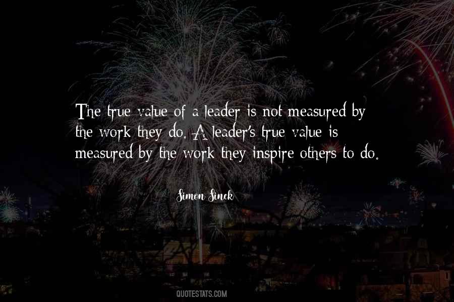 Leader Work Quotes #164838