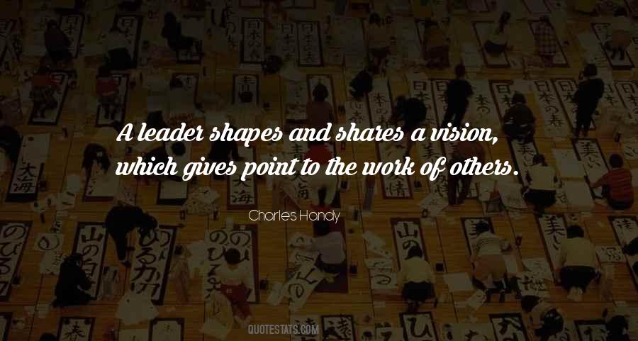 Leader Work Quotes #37722