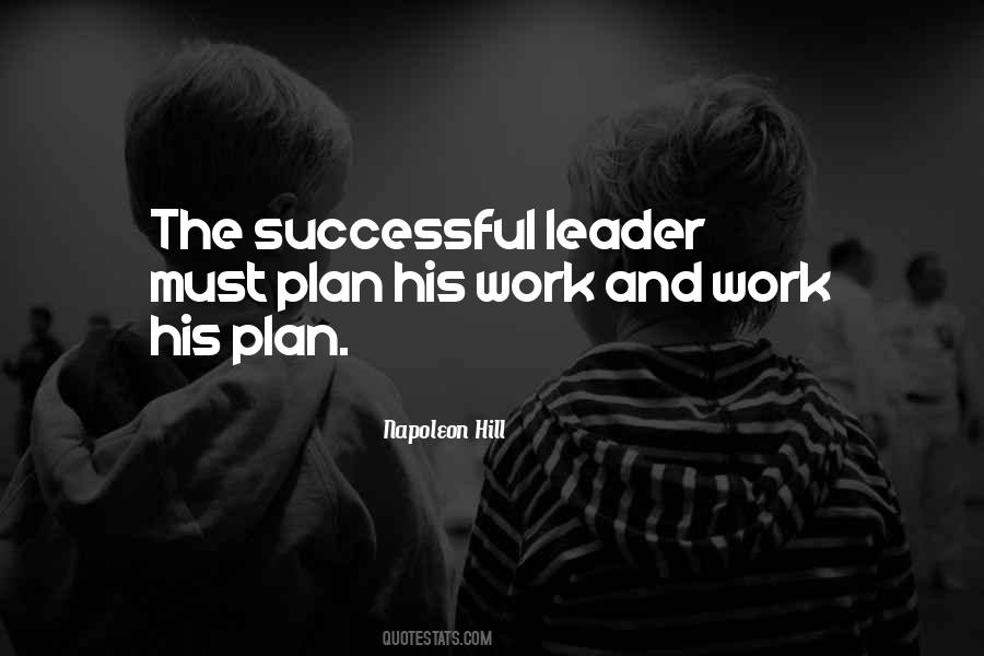 Leader Work Quotes #613544