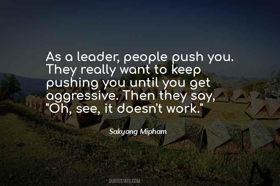 Leader Work Quotes #643740