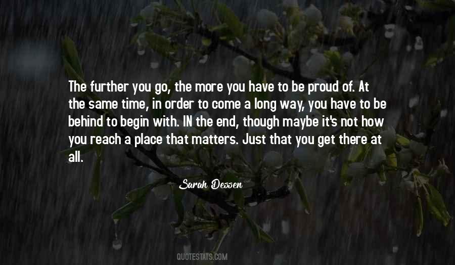 In The End All That Matters Quotes #1253803