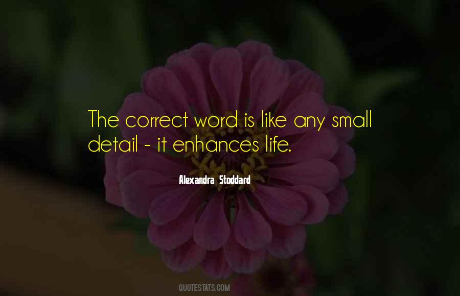 Small Word Quotes #934575
