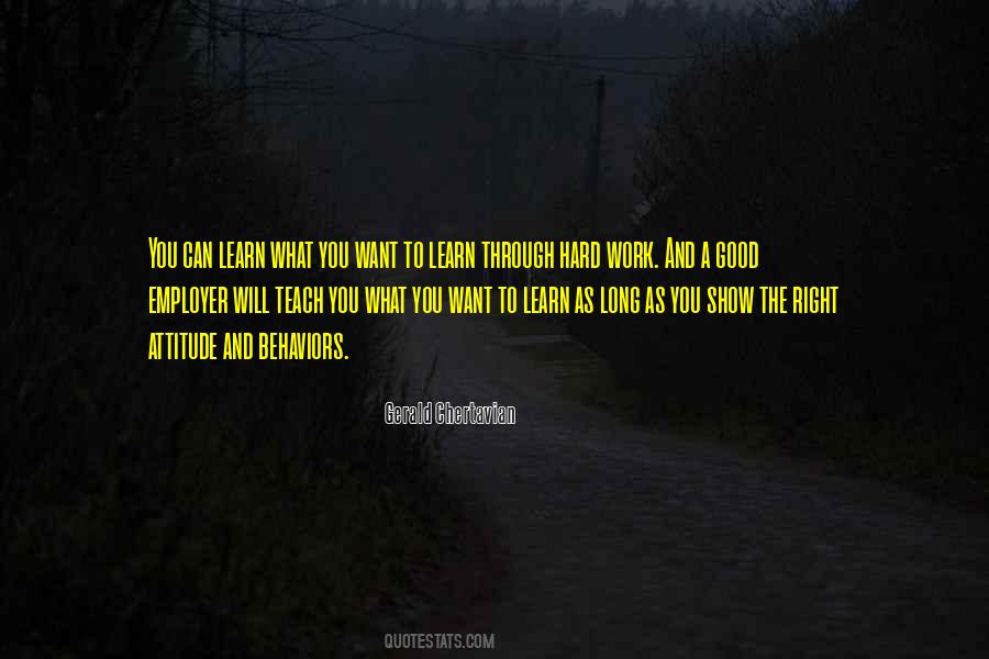 Attitude Hard Work Quotes #1575863