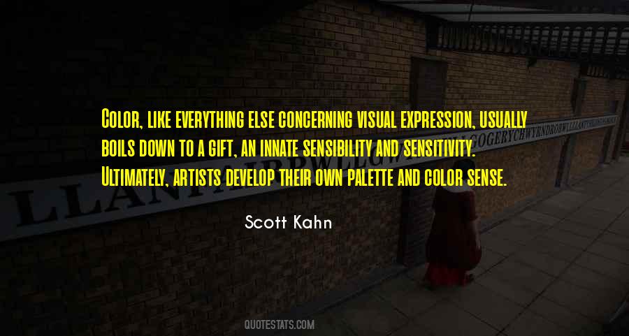 Quotes About Visual Sense #1691345