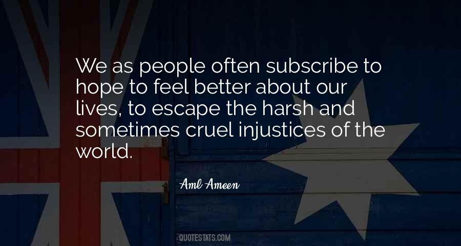 Hope Is Cruel Quotes #1217217