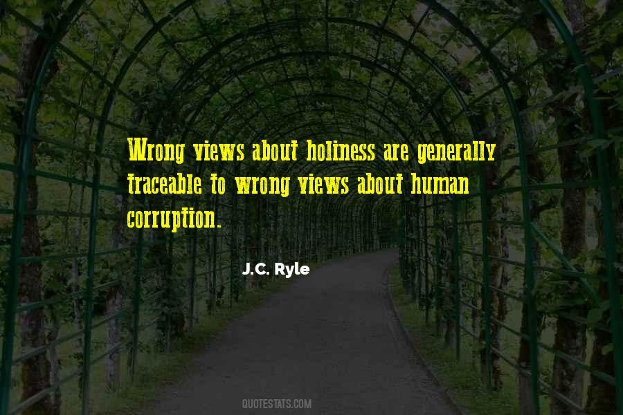 About Corruption Quotes #844029