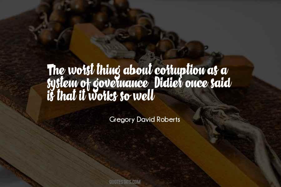 About Corruption Quotes #975540