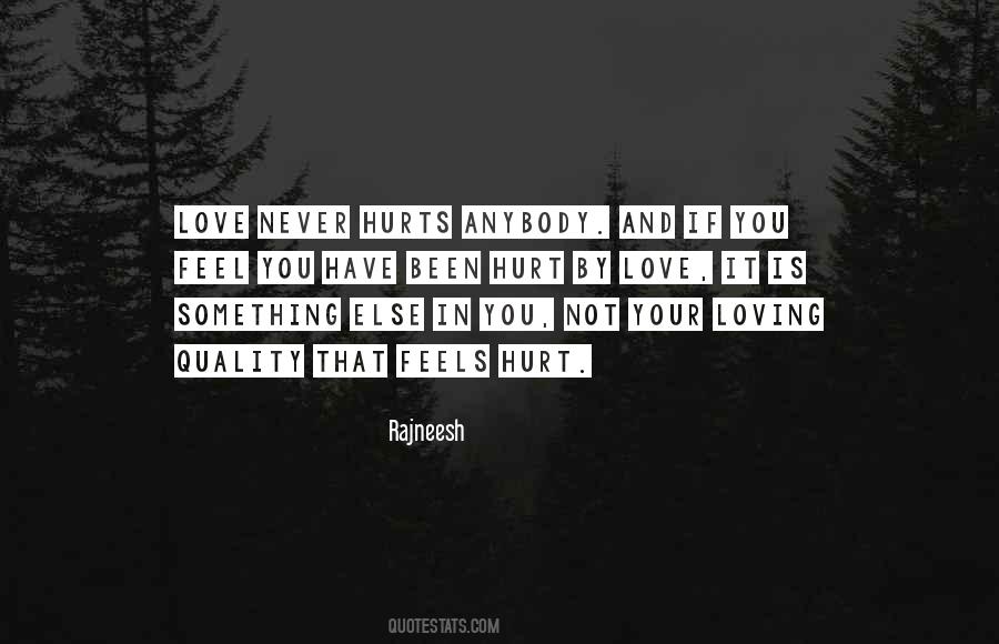 Love Never Hurts Quotes #1260341