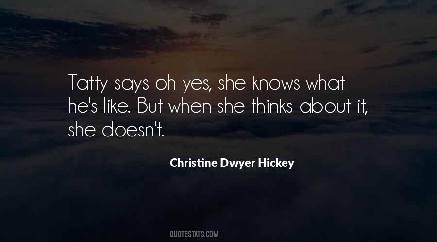 When He Thinks Quotes #1007126