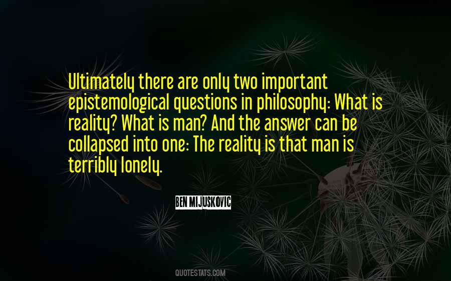 Philosophy Reality Quotes #784978