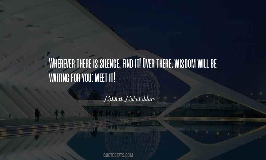 Waiting Wisdom Quotes #1074948