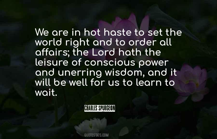 Waiting Wisdom Quotes #384956