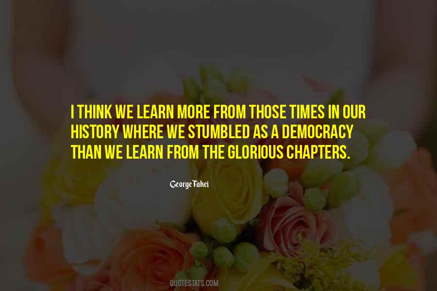 We Must Learn From History Quotes #163406