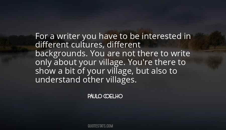 Quotes About Your Village #1630740