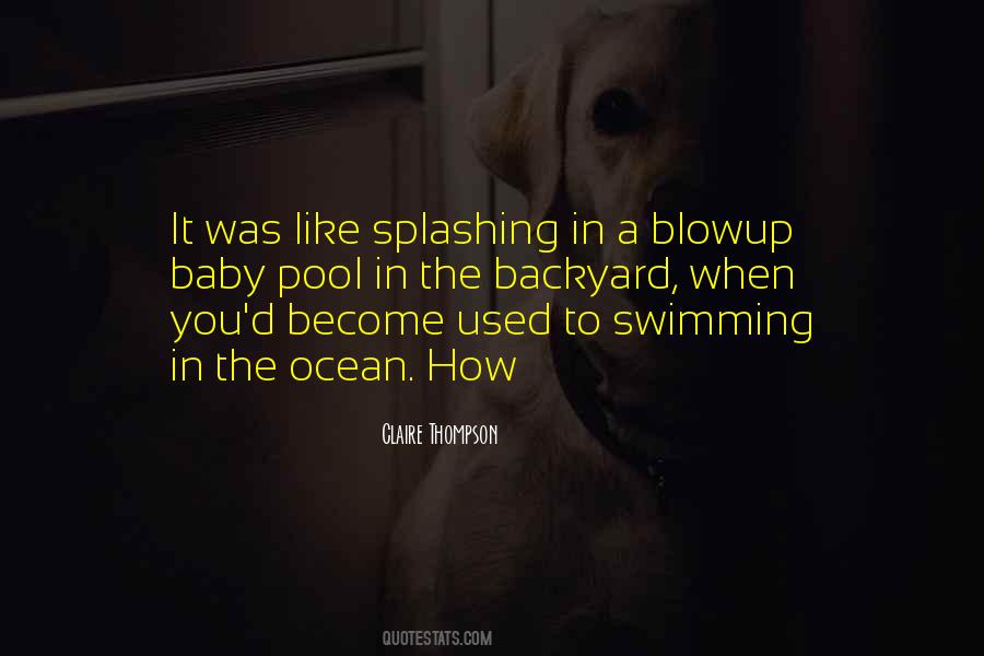 Baby Swimming Quotes #1019179