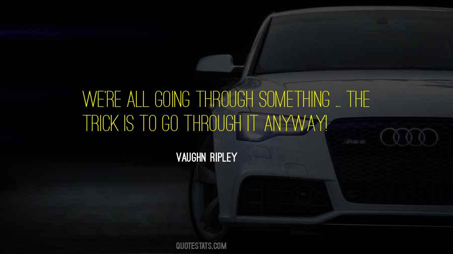 Quotes About Going Through Something #271813