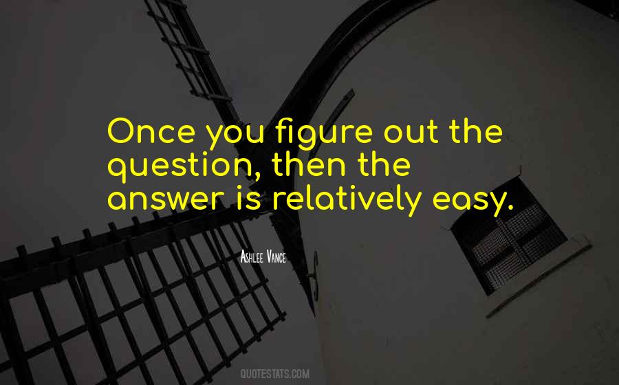 Easy Answer Quotes #558004