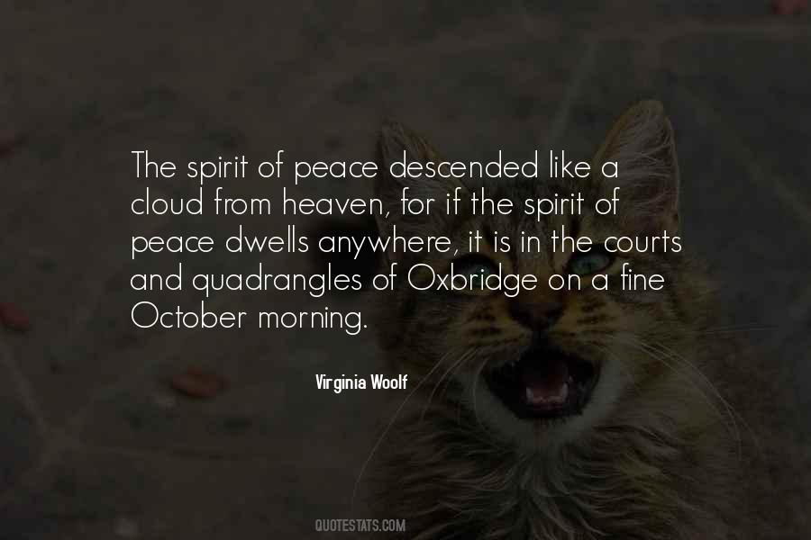 Morning Peace Quotes #1078209