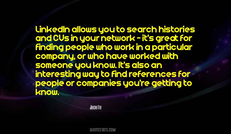 Who You Work With Quotes #1210208