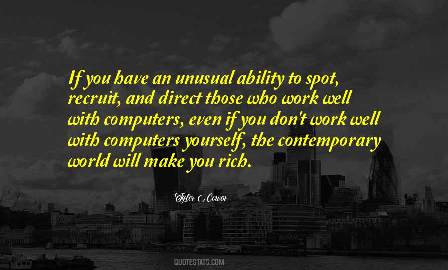 Who You Work With Quotes #472096