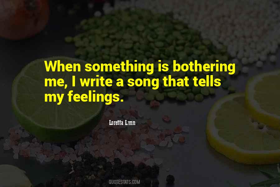 Something Is Bothering Me Quotes #124924
