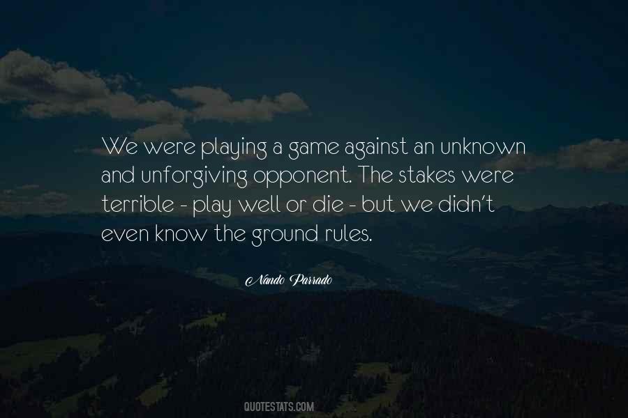 Game Rules Quotes #1612729