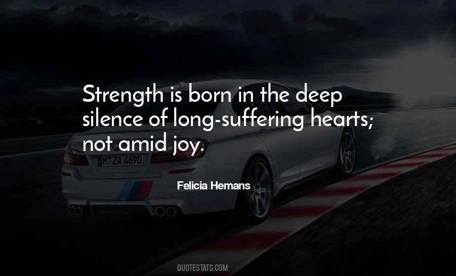 Suffering Is Strength Quotes #1134937
