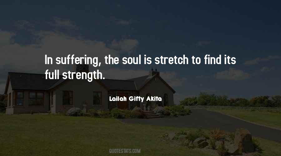 Suffering Is Strength Quotes #133593